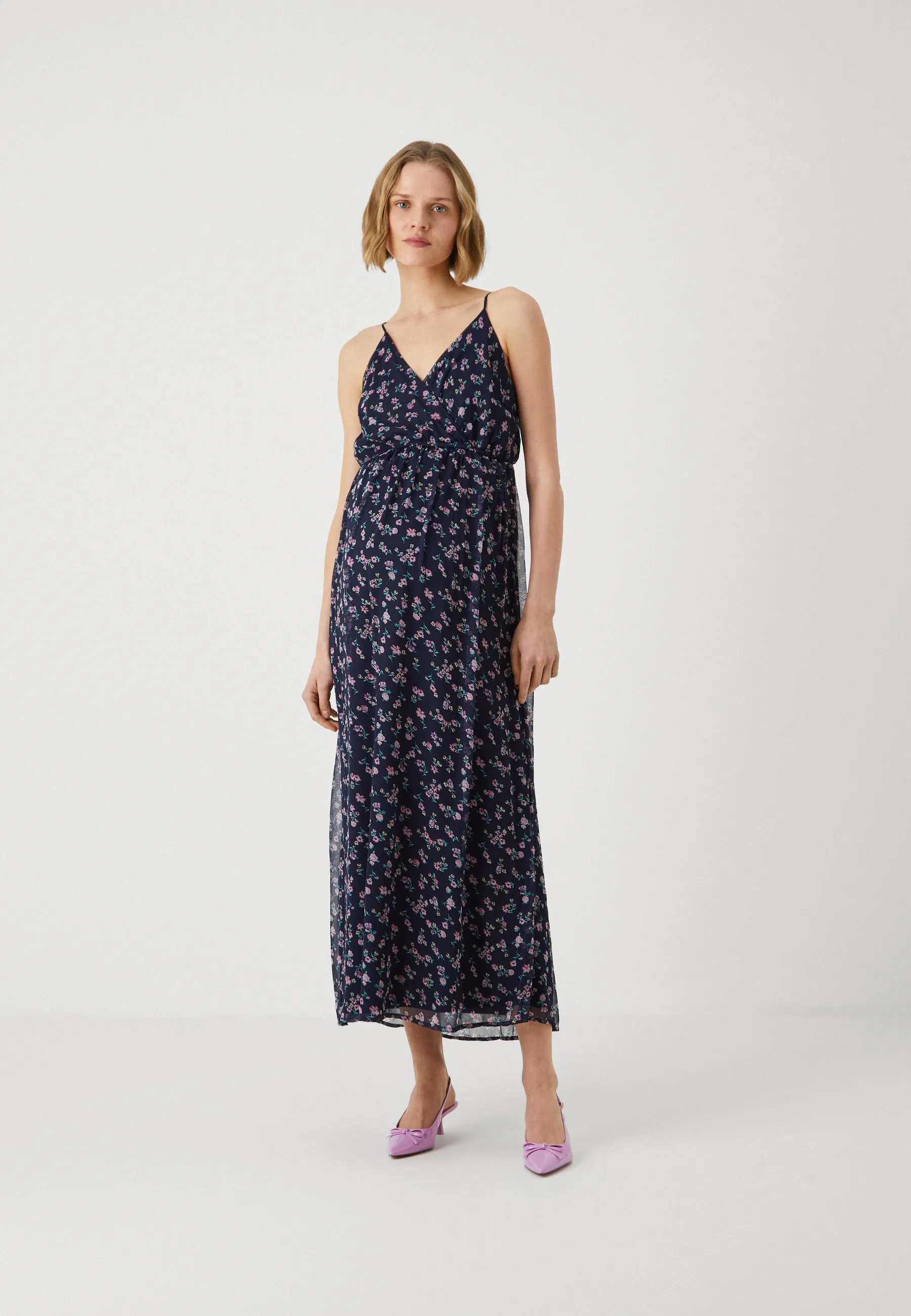 VMMSMILLA SINGLET WRAP DRESS - Vestito lungo