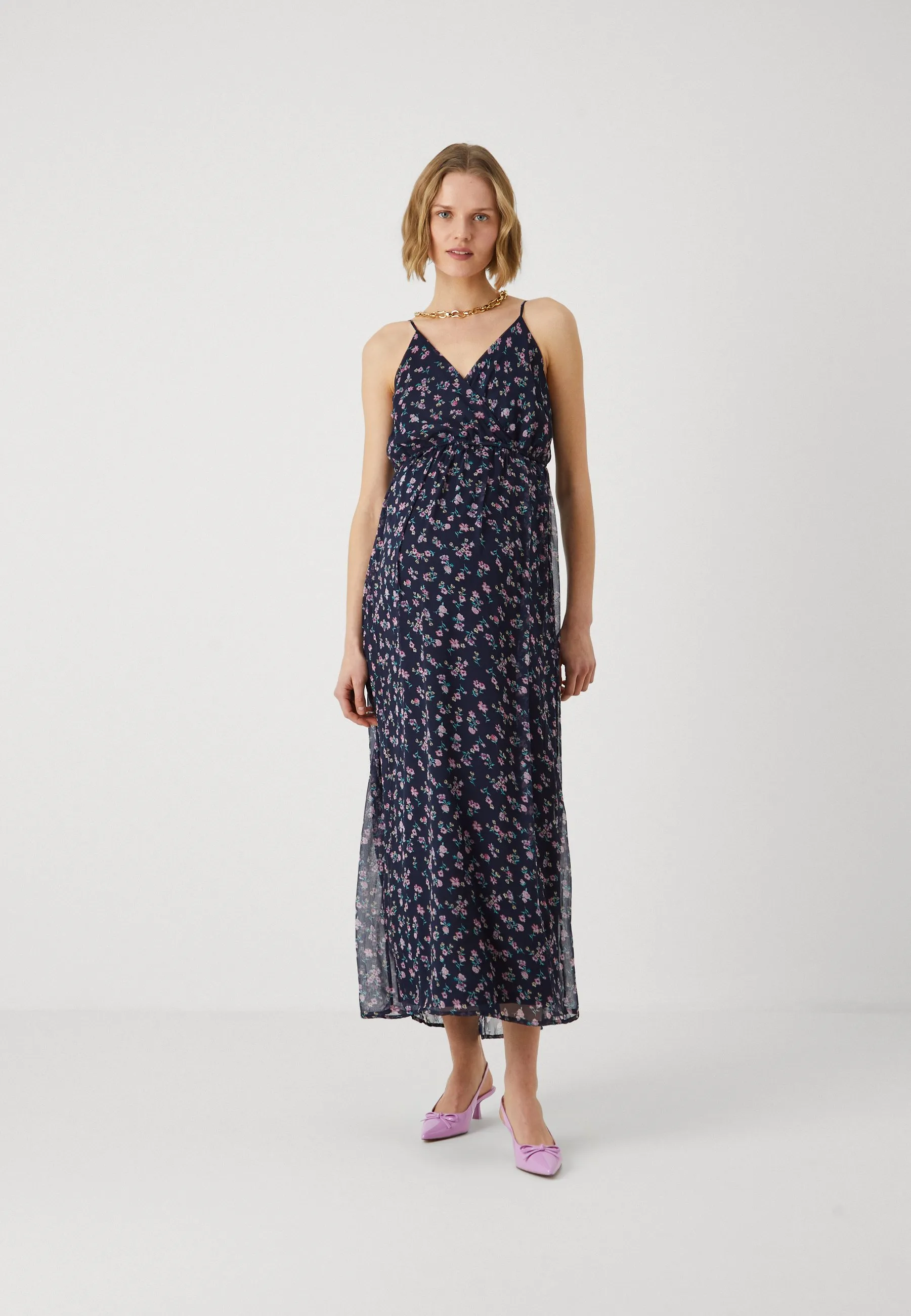 VMMSMILLA SINGLET WRAP DRESS - Vestito lungo