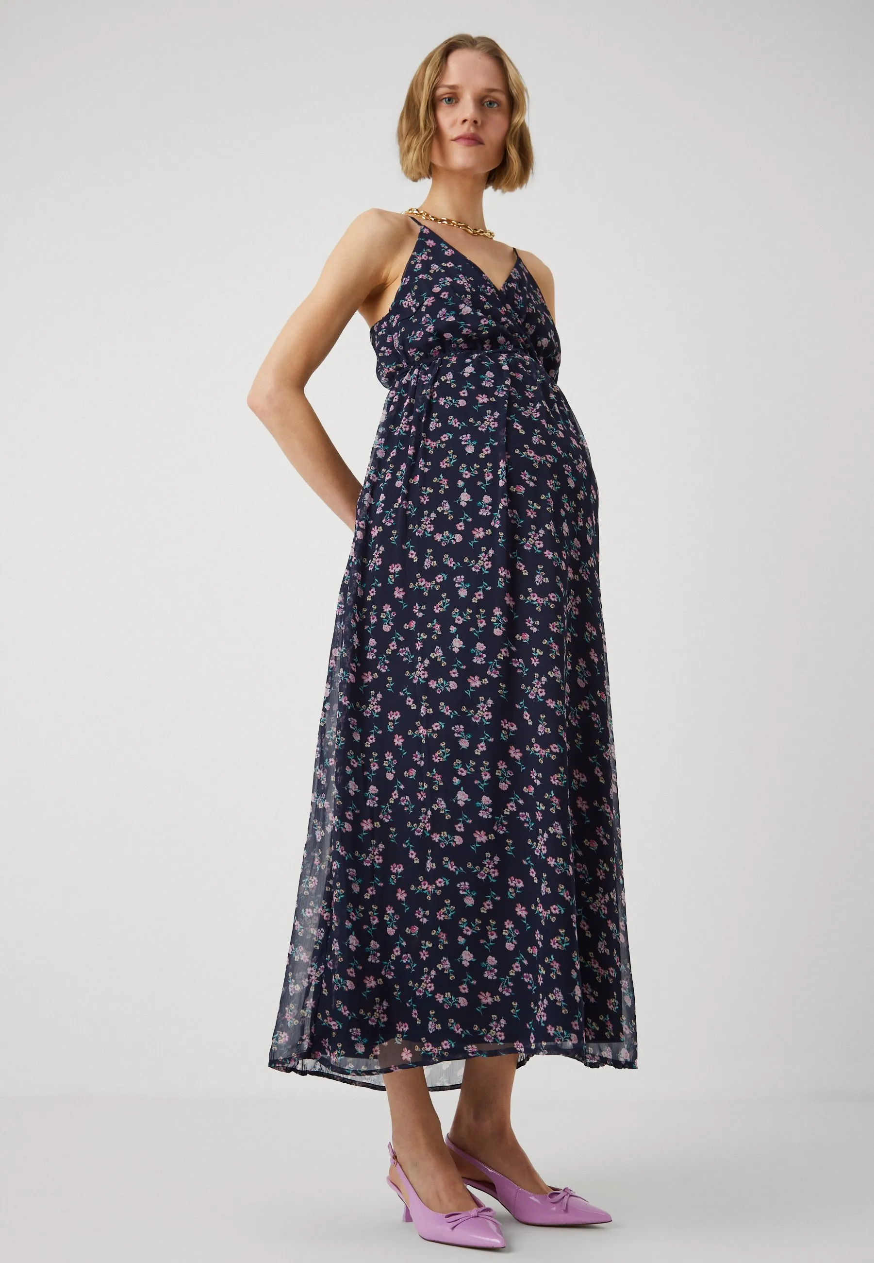 VMMSMILLA SINGLET WRAP DRESS - Vestito lungo